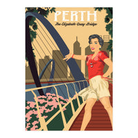 Perth, The Elizabeth Quay Bridge, Australia (Print Only)