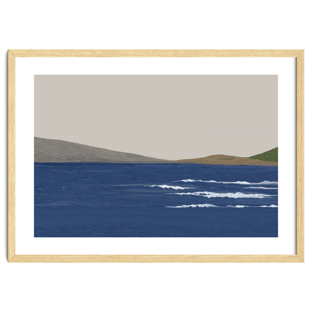 Deep Blue Sea oil painting