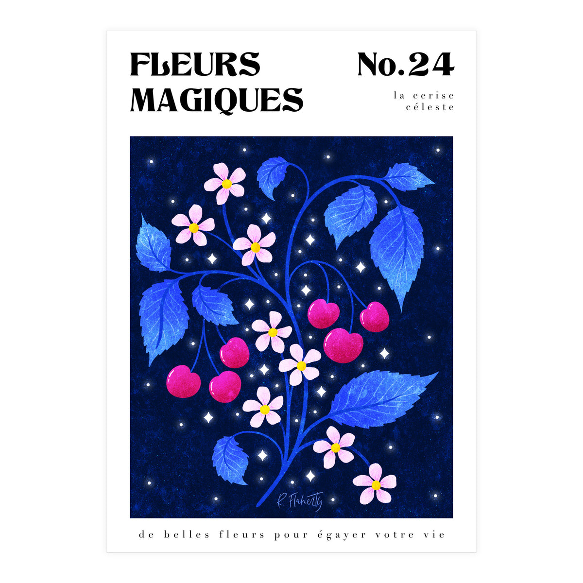 Magical Flowers No.24 Celestial Cherry (Print Only)