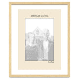 American Gothic – Grant Wood (ascii Art) thumbnail