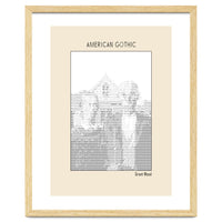 American Gothic – Grant Wood (ascii Art)