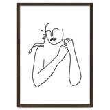Eternally Connected, Abstract Line Art Love, Sketch Drawing Minimal, Eclectic Human Couple Connection Minimalism Concept thumbnail
