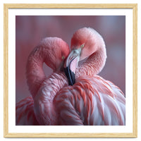 Cute Two Pink Flamingos