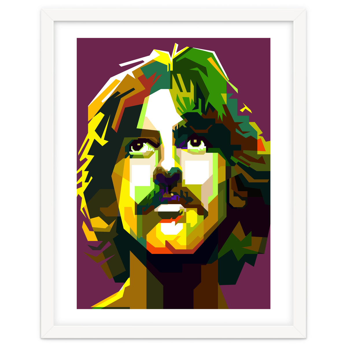 George Harrison The Beatles Pop Art WPAP