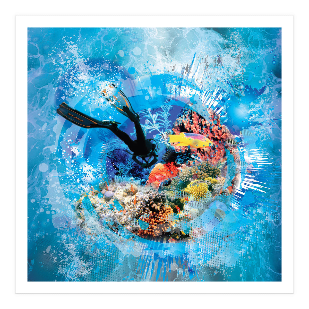 Scuba Diver (Print Only)