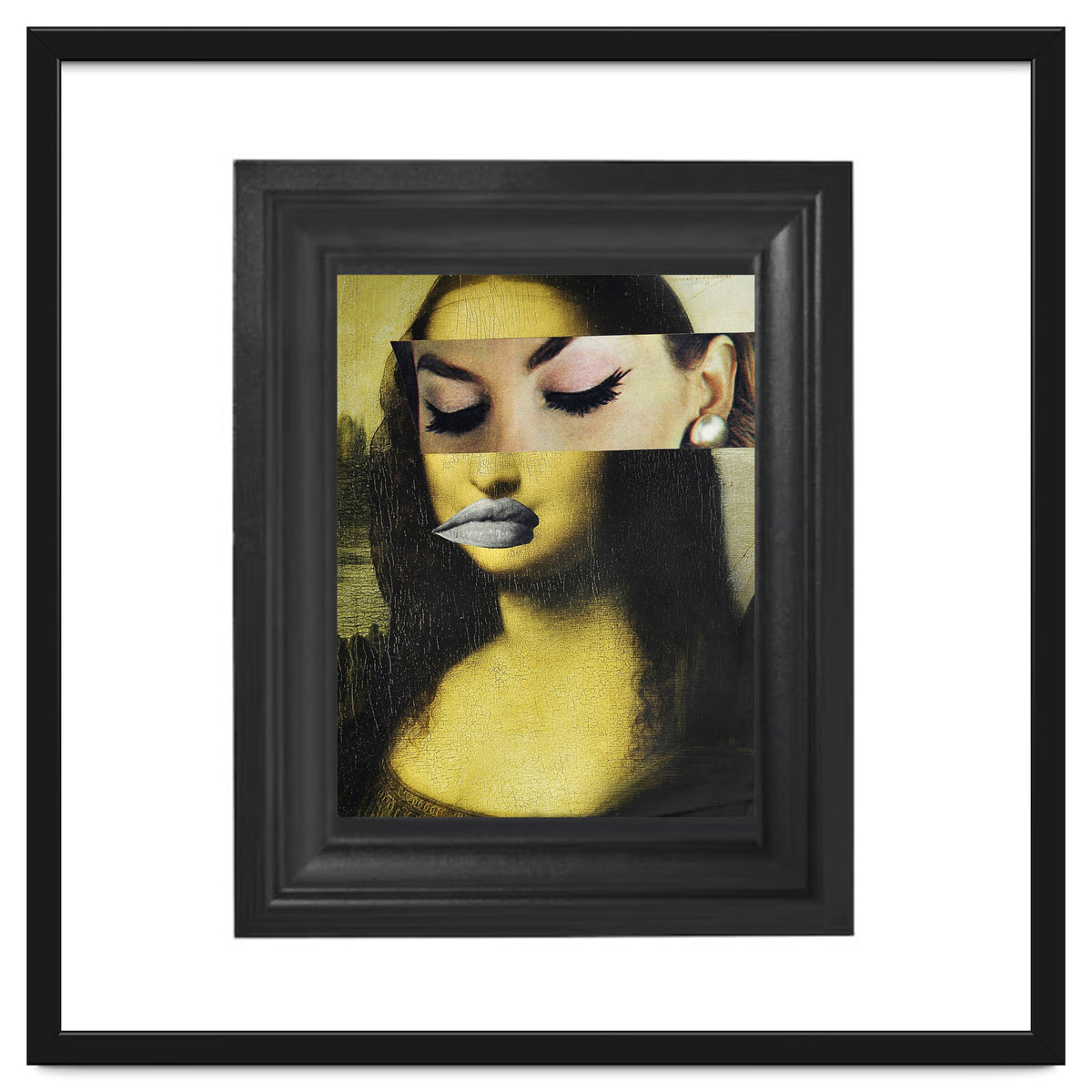 Monnalisa 2.0 - Print of paper Collage