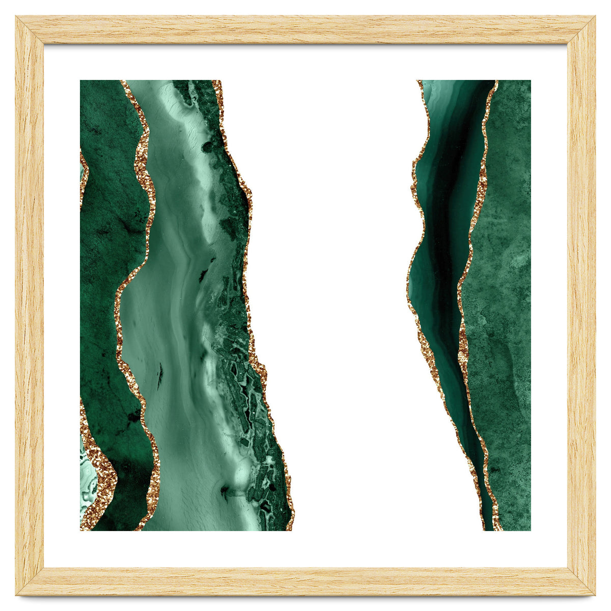 Emerald & Gold Agate Texture 14