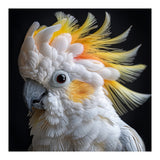 Beautiful Cockatoo Parrot Portrait Headshot (Print Only) thumbnail