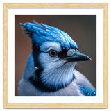 Close Up Portrait Of A Blue Jay Bird thumbnail