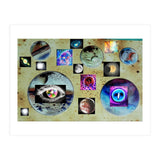 Cosmos Planet Invert Collage Universe Design (Print Only) thumbnail