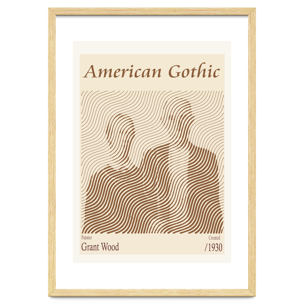 American Gothic – Grant Wood (1930)