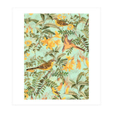 Yellow Birds in Tropical Jungle Paradise (Print Only) thumbnail