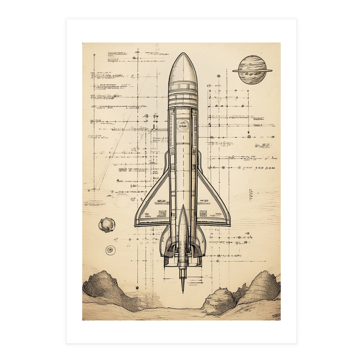 Back To The Moon 011 (Print Only)