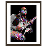 Freddie King American Blues Guitarist Colorful thumbnail