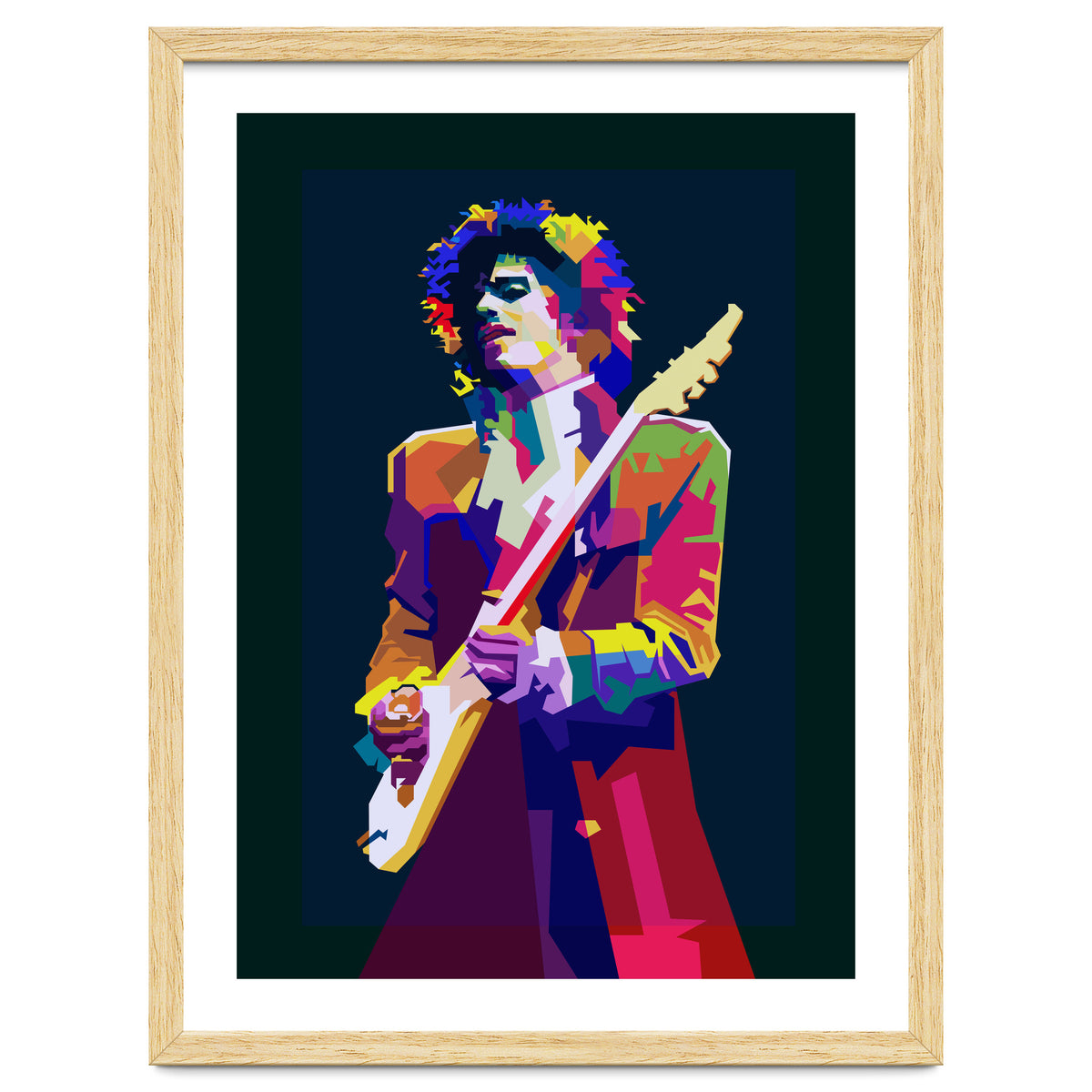 Prince Singer Musician Pop Art WPAP
