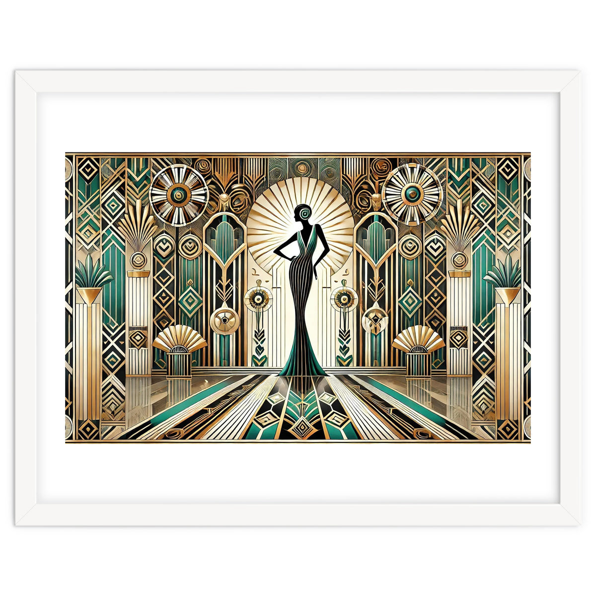 Art Deco Glamour Woman