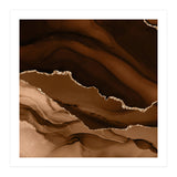 Brown & Gold Agate Texture 12 (Print Only) thumbnail