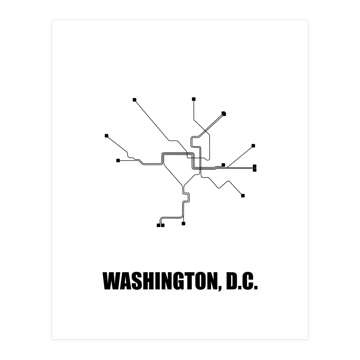 Washington DC Subway (Print Only)