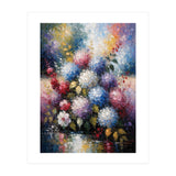 Vibrant Summer Hydrangea Bouquet Heavy Impasto Oil Painting (Print Only) thumbnail