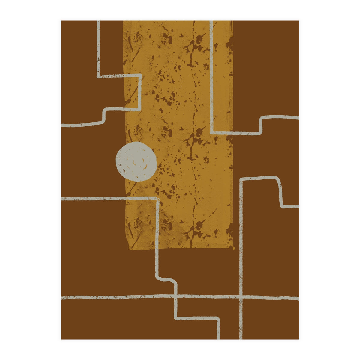 Eclipse in Barren Land (Print Only)