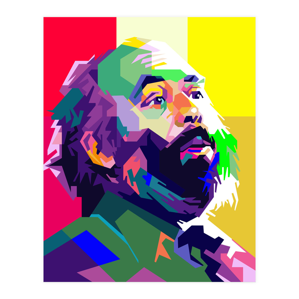 Luciano Pavarotti Opera Musical Pop Art WPAP  (Print Only)