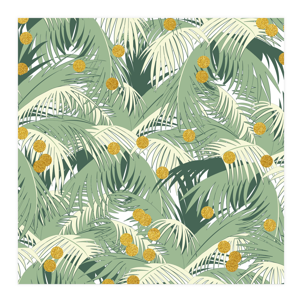 Palm + Gold #society6 #decor #buyart (Print Only)