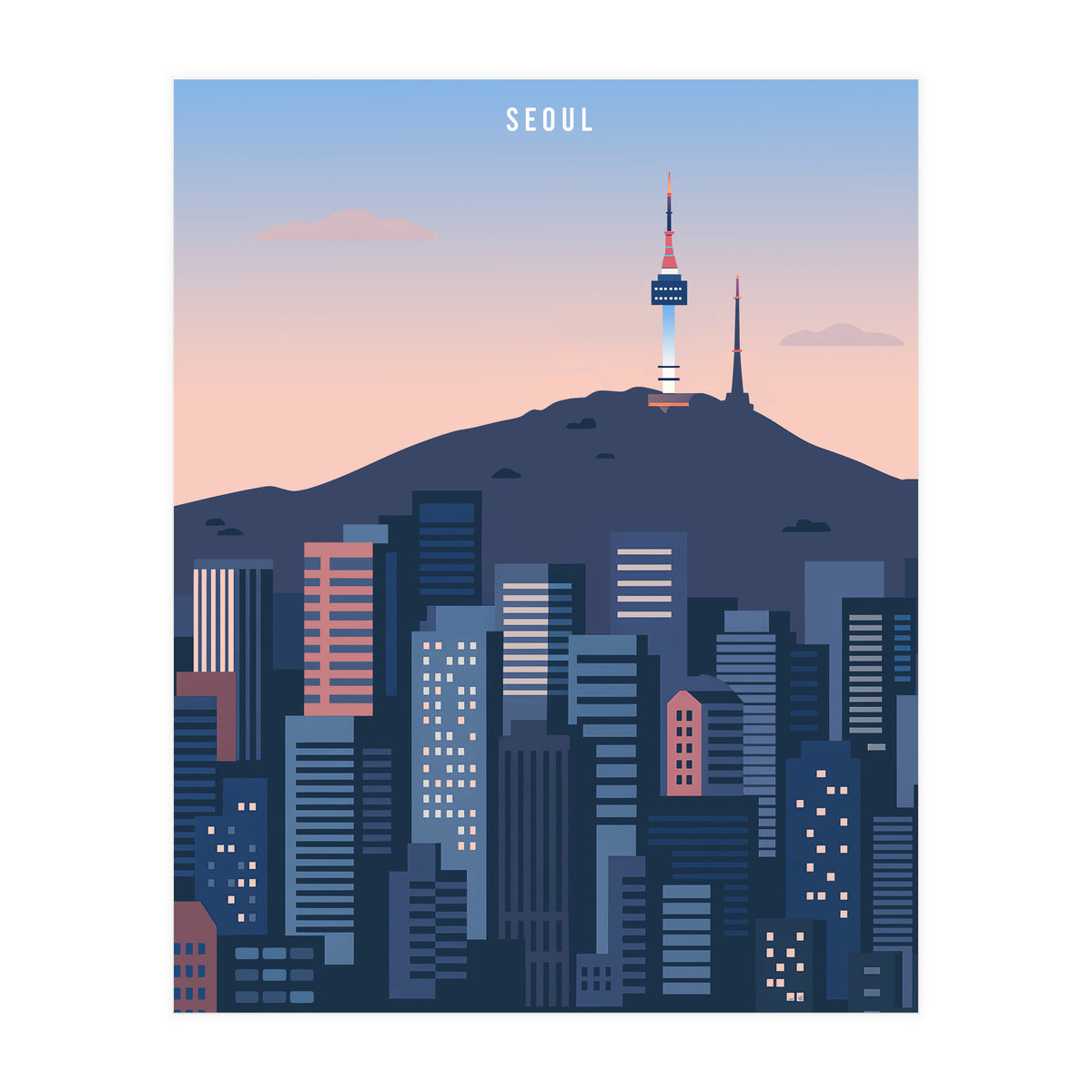 Seoul South Korea  (Print Only)