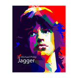 Sir Michael Philip Jagger Pop Art Wpap (Print Only) thumbnail
