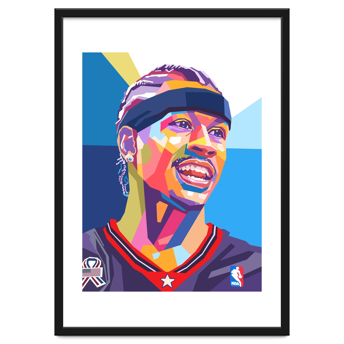 Allen Iverson pop art