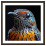 Close Up Of A Colorful Exotic Bird Head thumbnail