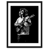 Pat Metheny American Jazz Guitarist Legend in Monochrome thumbnail