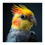Cockatiel Parrot Bird Head (Print Only) thumbnail