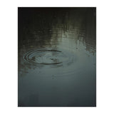 Moody Rain Puddle Ripples Oil Painting (Print Only) thumbnail