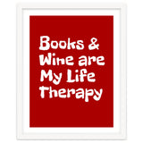 Books and Wine are my life therapy thumbnail
