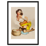 Pinup Girl Bobbing For Apples thumbnail