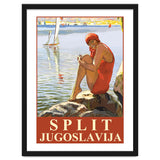 Split, Swimmer on a Rocky Coast thumbnail