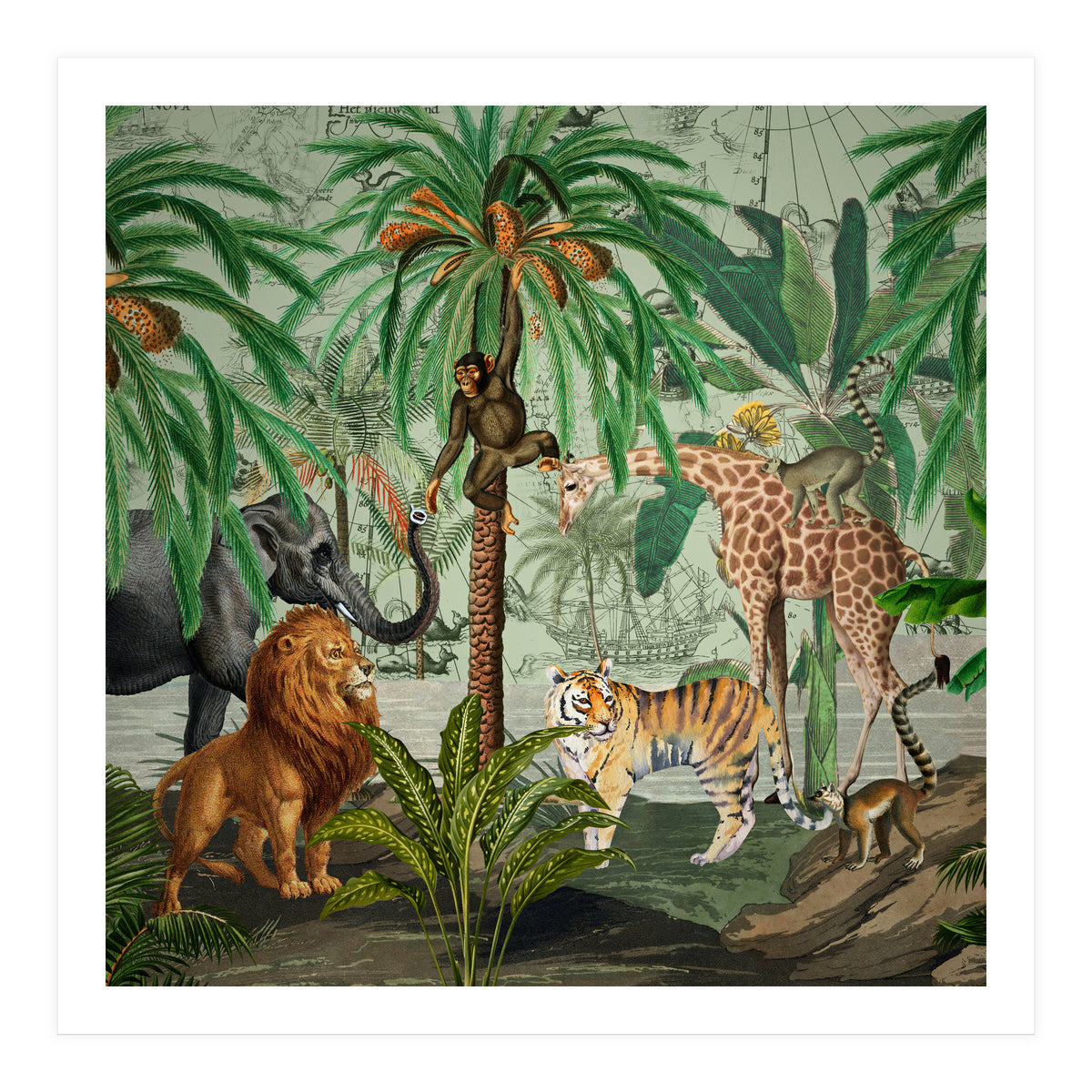 Vintage African Adventure (Print Only)