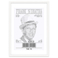 Receipt Art Frank Sinatra