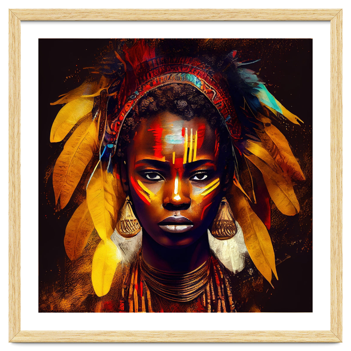 Powerful African Warrior Woman #2