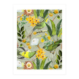 Tropical Birds in Exotic Jungle (Print Only) thumbnail