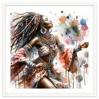 Skyward Beadwork Dancer Portrait