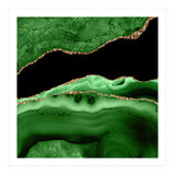 Green & Gold Agate Texture 13 (Print Only) thumbnail