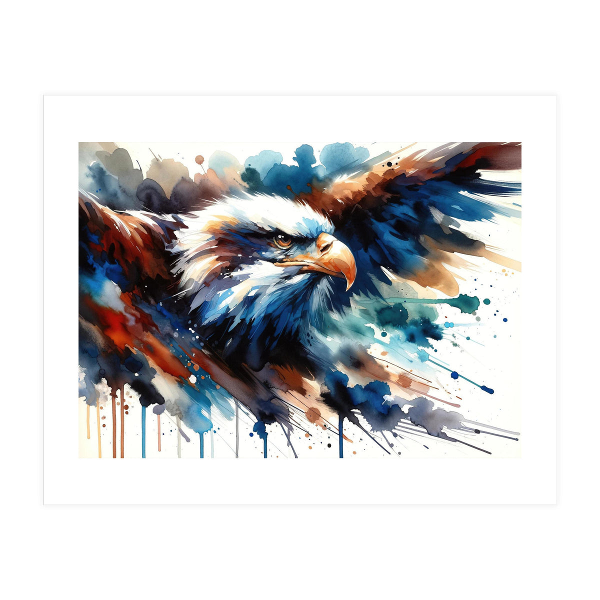 Soaring Majesty Of The Eagle (Print Only)
