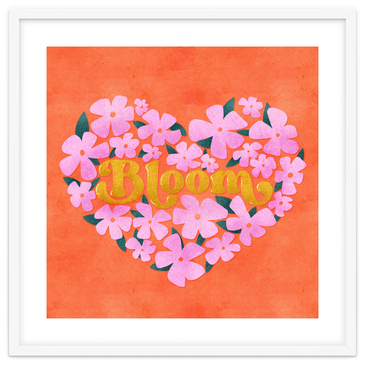 Bloom Floral Heart