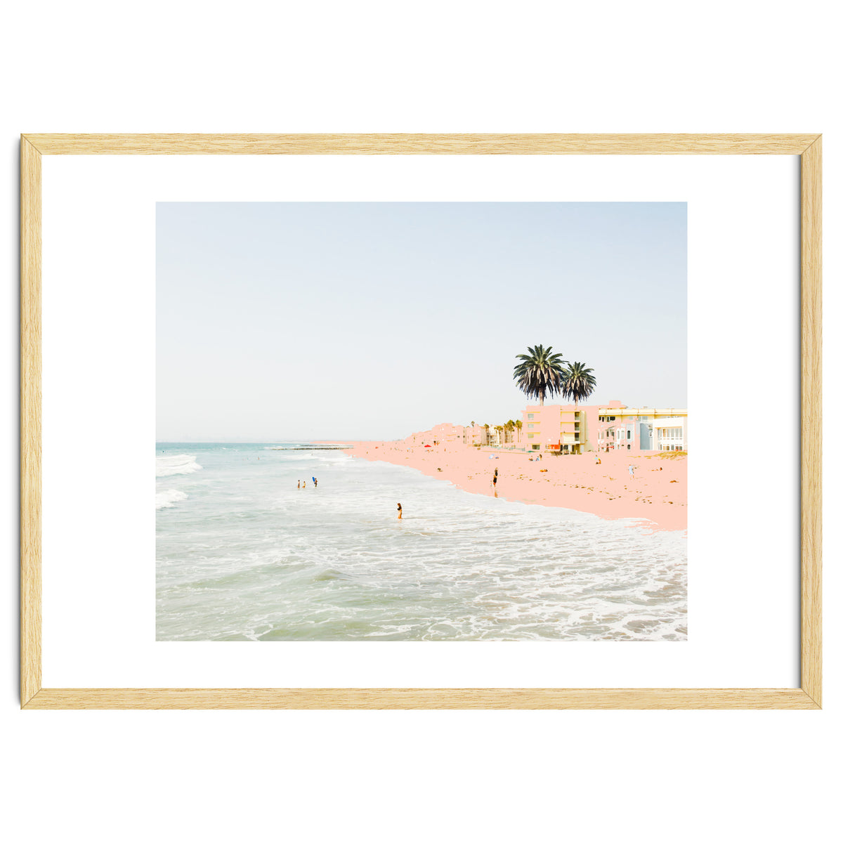 Pink Beach #society6 #decor #buyart