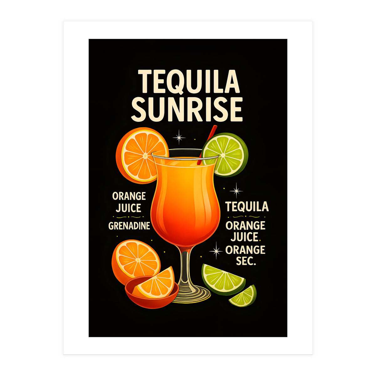 Tequila Sunrise (Print Only)