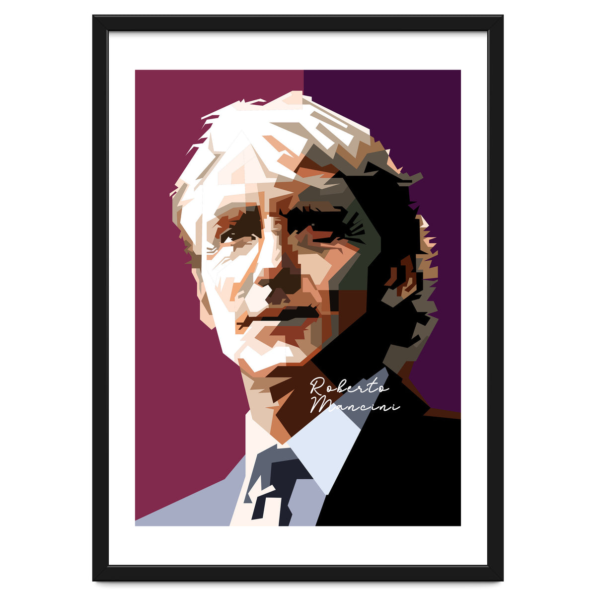 Roberto Mancini Retro Football