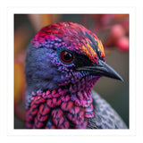 Vibrant Exotic Bird Detailed Feather Close Up (Print Only) thumbnail