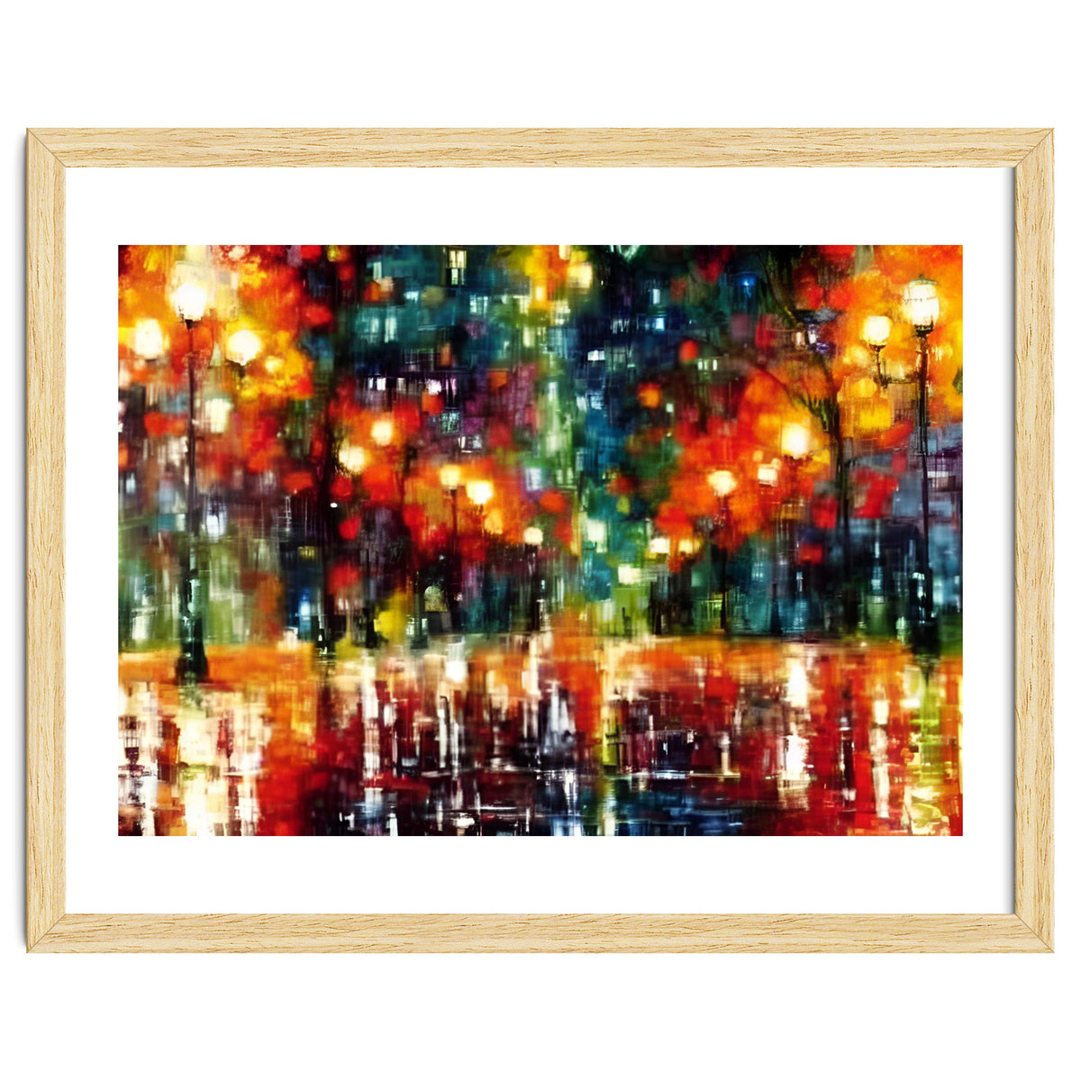 Abstract Contemporary Rainy