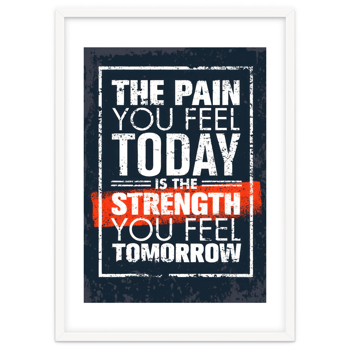 The pain you feeld today